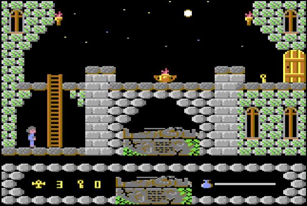 Spooky Castle - Commodore 64 game screenshot (1990) by Atlantis